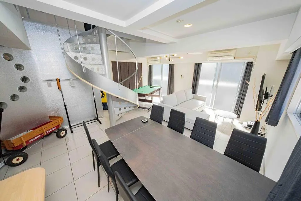 メルシアター鈍色の風・最上階デザイナーズルーム Apartman Oszaka Japán